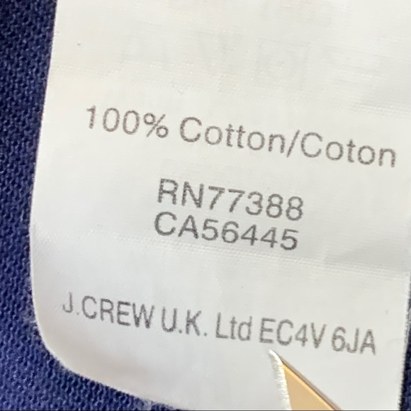 J. CREW Downtown Waxed Cotton Field Jacket Blue - Picture 10 of 12